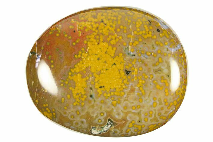 Polished Ocean Jasper Stone - New Deposit #297247